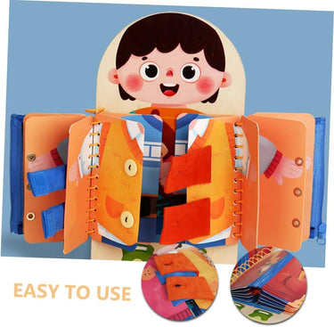 Multi-functional Wooden Montessori Busy Board